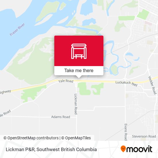 Lickman P&R map