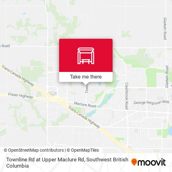 Townline Rd at Upper Maclure Rd plan