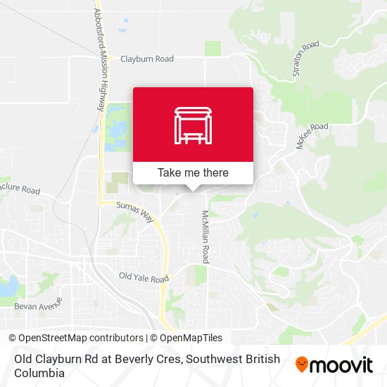 Old Clayburn Rd at Beverly Cres map
