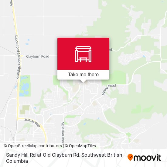 Sandy Hill Rd at Old Clayburn Rd map