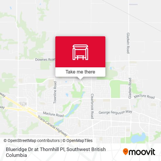 Blueridge Dr at Thornhill Pl plan