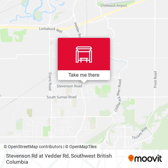 Stevenson Rd at Vedder Rd plan