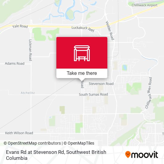 Evans Rd at Stevenson Rd map