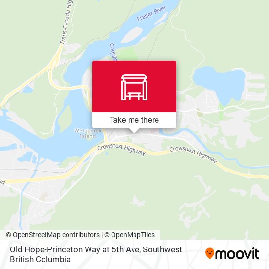 Old Hope-Princeton Way at 5th Ave map