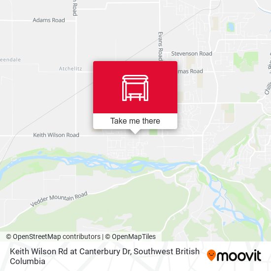 Keith Wilson Rd at Canterbury Dr map
