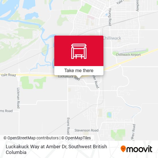 Luckakuck Way at Amber Dr map