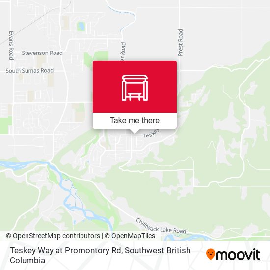 Teskey Way at Promontory Rd plan