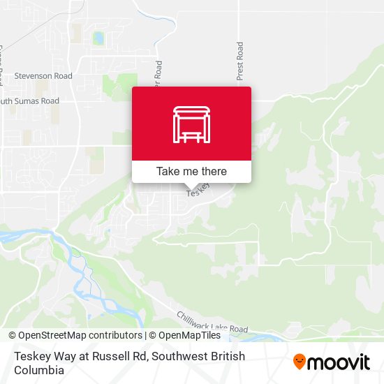 Teskey Way at Russell Rd map