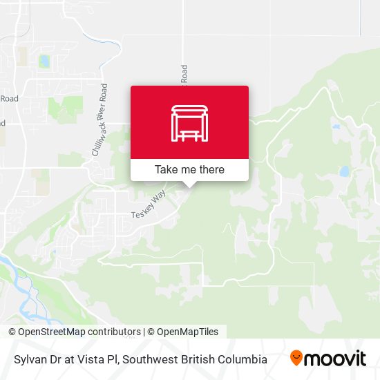 Sylvan Dr at Vista Pl map