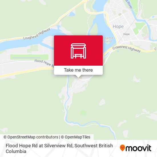 Flood Hope Rd at Silverview Rd map