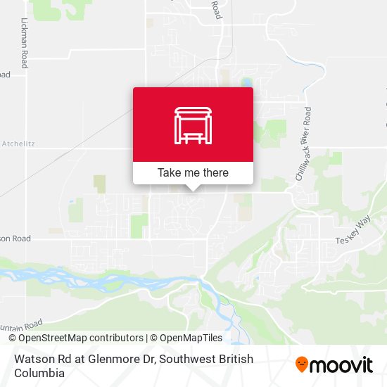 Watson Rd at Glenmore Dr map