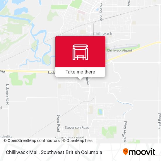 Chilliwack Mall map