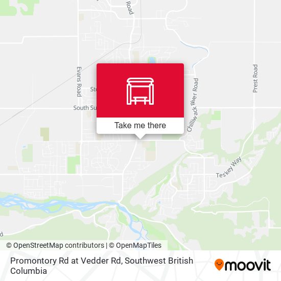 Promontory Rd at Vedder Rd plan