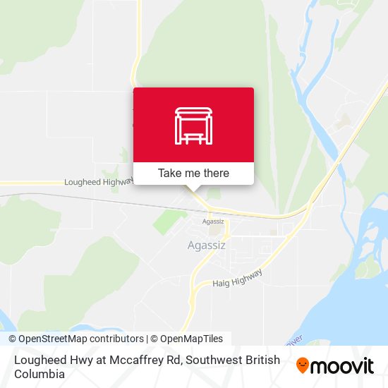 Lougheed Hwy at Mccaffrey Rd map