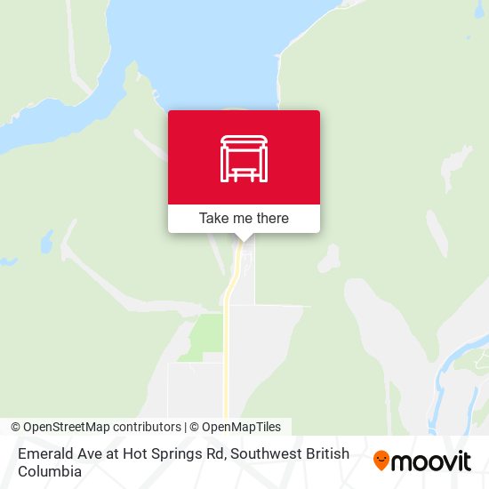 Emerald Ave at Hot Springs Rd map