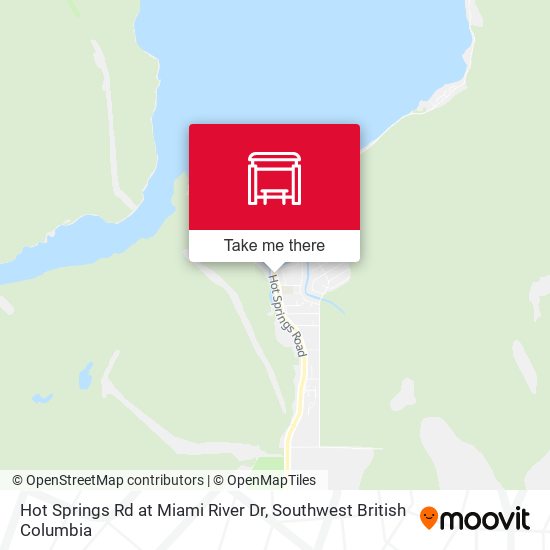 Hot Springs Rd at Miami River Dr map