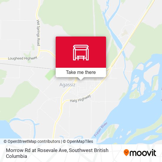 Morrow Rd at Rosevale Ave map