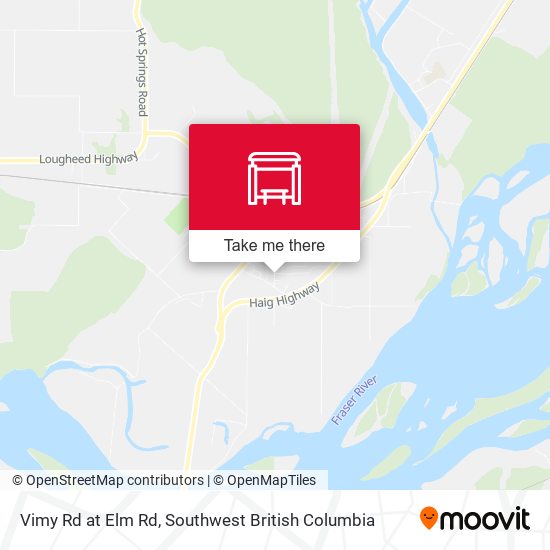 Vimy Rd at Elm Rd map