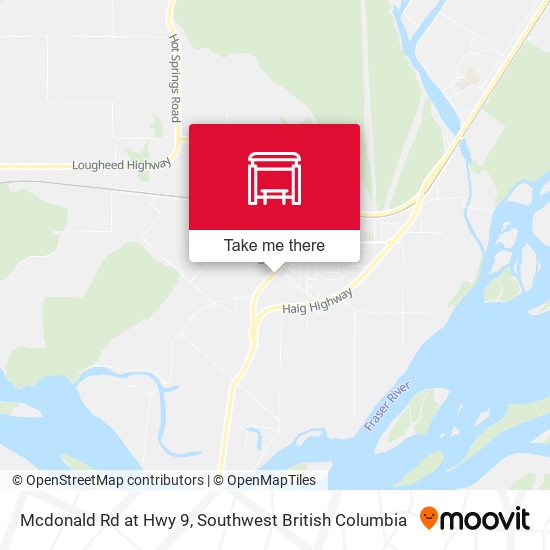Mcdonald Rd at Hwy 9 plan