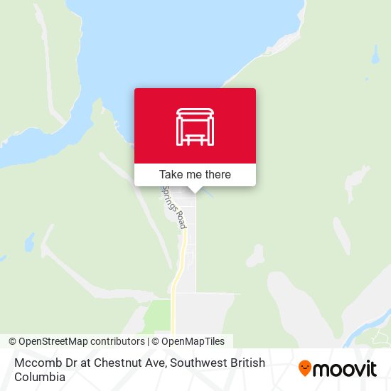 Mccomb Dr at Chestnut Ave map