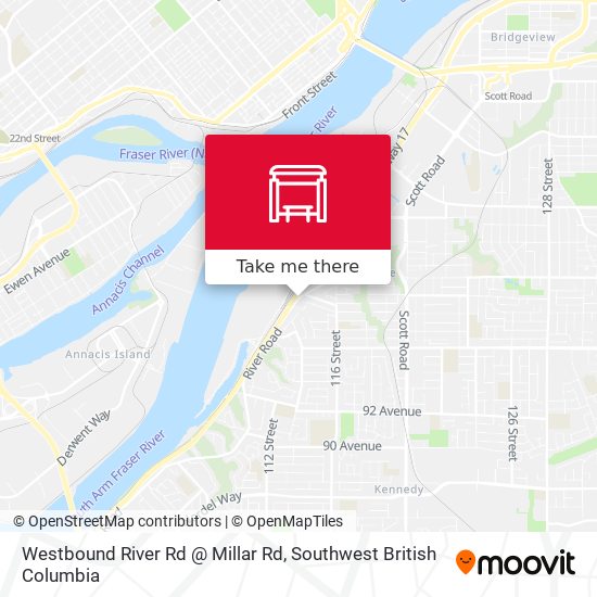 Westbound River Rd @ Millar Rd plan