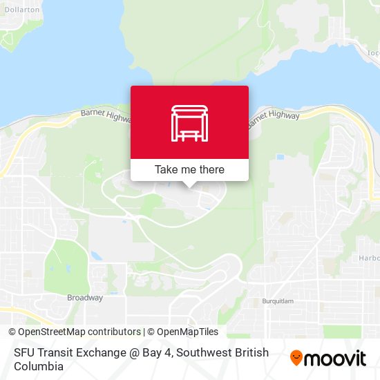 SFU Transit Exchange @ Bay 4 plan