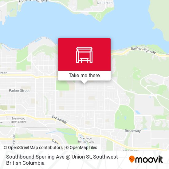 Southbound Sperling Ave @ Union St map