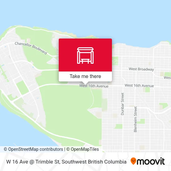 W 16 Ave @ Trimble St map
