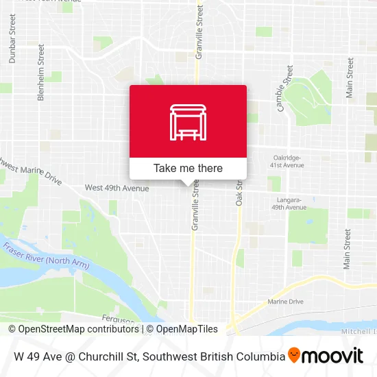 W 49 Ave @ Churchill St plan