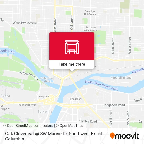 Oak Cloverleaf @ SW Marine Dr map