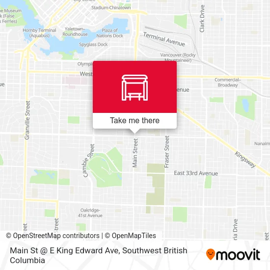 Main St @ E King Edward Ave plan