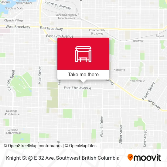 Knight St @ E 32 Ave map