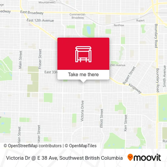 Victoria Dr @ E 38 Ave plan