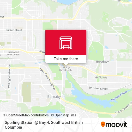 Sperling Station @ Bay 4 map