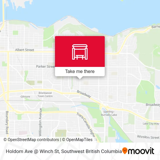 Holdom Ave @ Winch St plan
