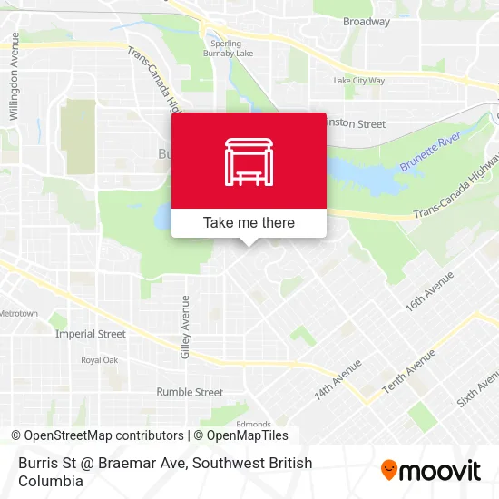 Burris St @ Braemar Ave plan