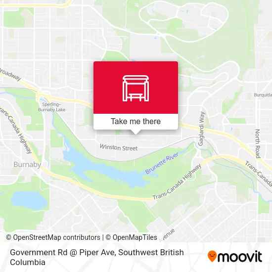 Government Rd @ Piper Ave map