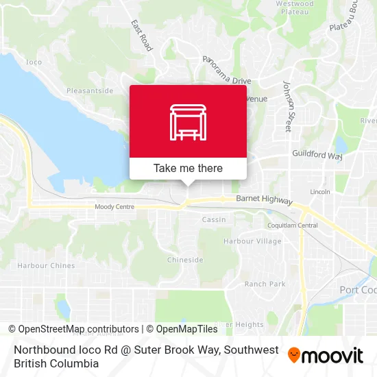 Northbound Ioco Rd @ Suter Brook Way map