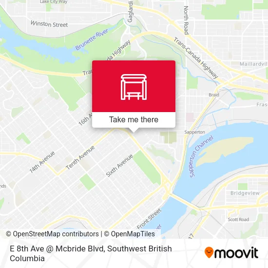 E 8th Ave @ Mcbride Blvd plan