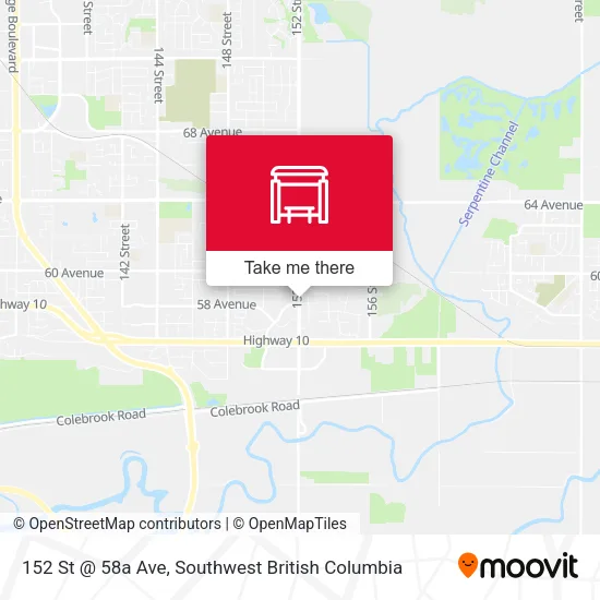 152 St @ 58a Ave plan