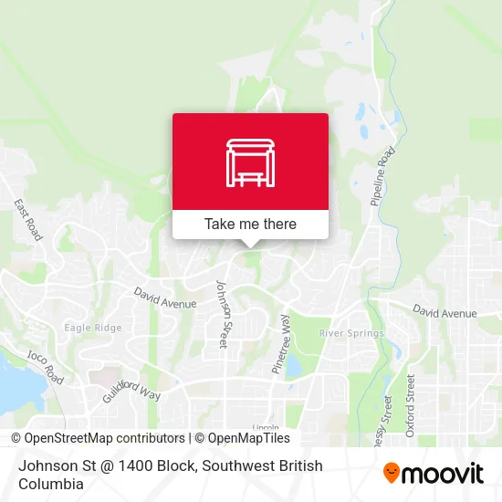 Johnson St @ 1400 Block map