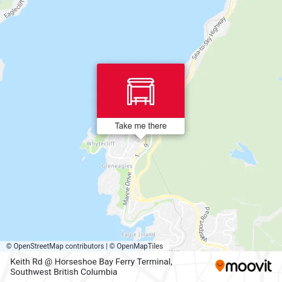 Keith Rd @ Horseshoe Bay Ferry Terminal map