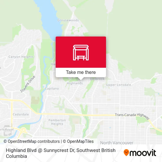 Highland Blvd @ Sunnycrest Dr map