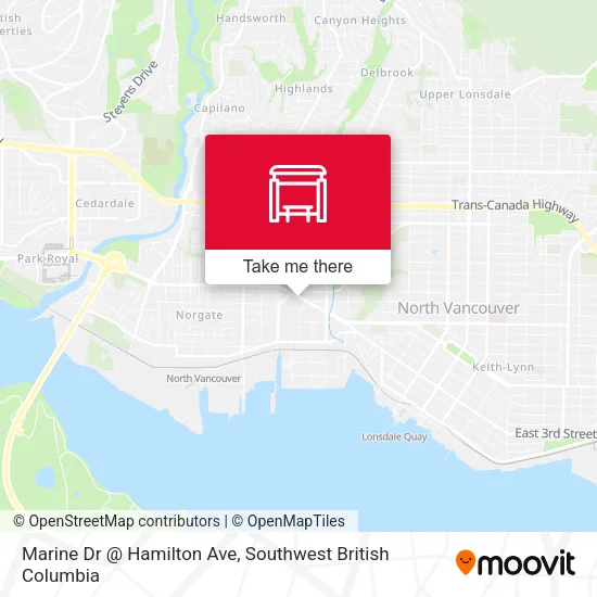 Marine Dr @ Hamilton Ave plan
