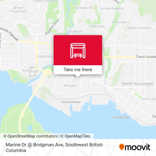 Marine Dr @ Bridgman Ave plan