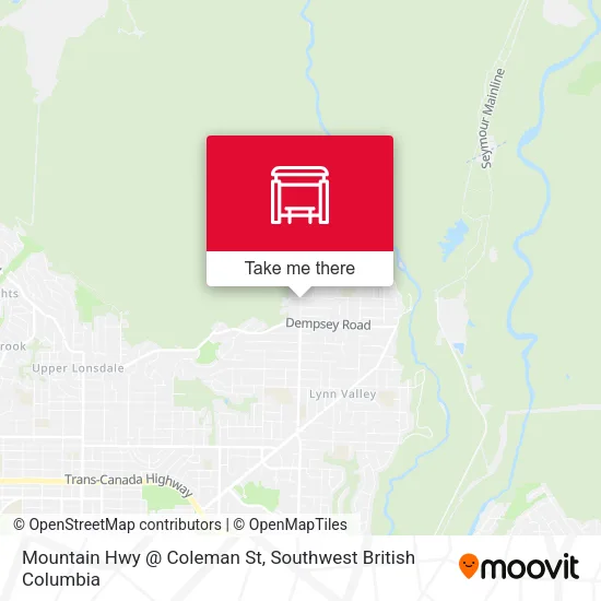 Mountain Hwy @ Coleman St map