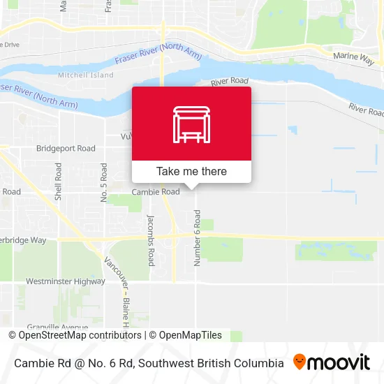 Cambie Rd @ No. 6 Rd plan