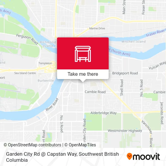Garden City Rd @ Capstan Way map