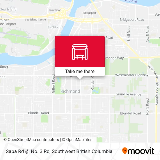 Saba Rd @ No. 3 Rd map