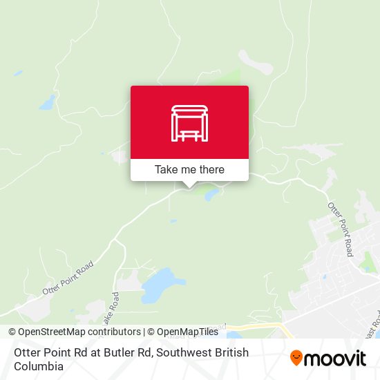 Otter Point Rd at Butler Rd map